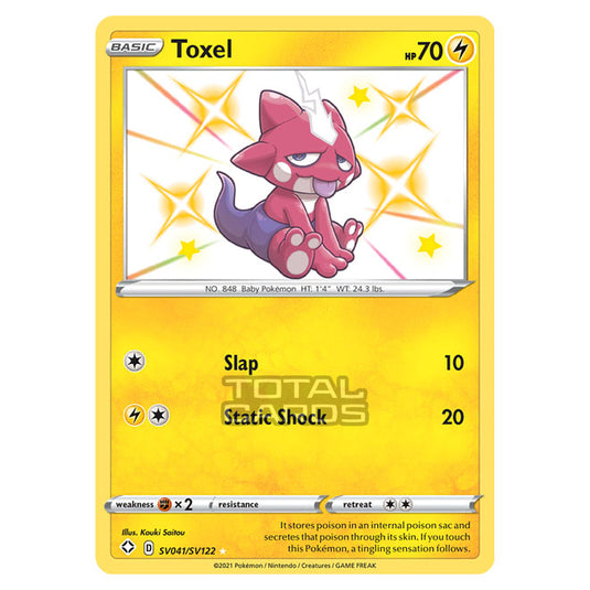 Pokemon - Sword & Shield - Shining Fates - Toxel - SV041/SV122