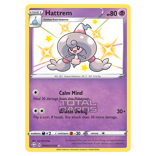 Pokemon - Sword & Shield - Shining Fates - Hattrem - SV055/SV122