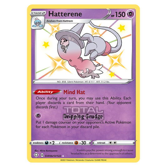 Pokemon - Sword & Shield - Shining Fates - Hatternee - SV056/SV122