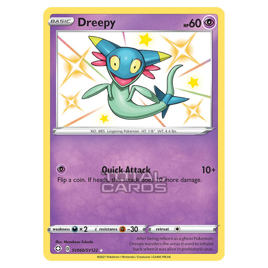 Pokemon - Sword & Shield - Shining Fates - Dreepy - SV060/SV122