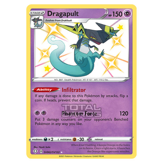 Pokemon - Sword & Shield - Shining Fates - Dragapult - SV062/SV122