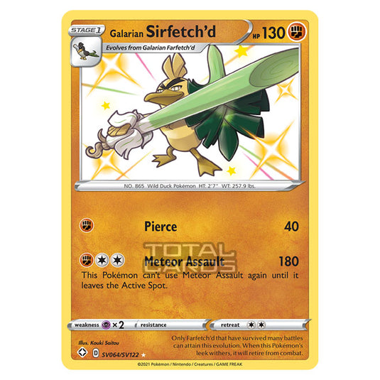 Pokemon - Sword & Shield - Shining Fates - Galarian Sirfetch'd - SV064/SV122