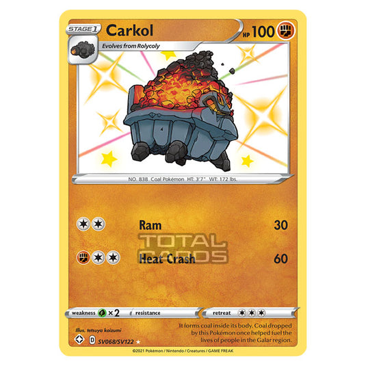 Pokemon - Sword & Shield - Shining Fates - Carkol - SV068/SV122