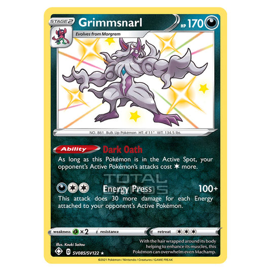 Pokemon - Sword & Shield - Shining Fates - Grimmsnarl - SV085/SV122