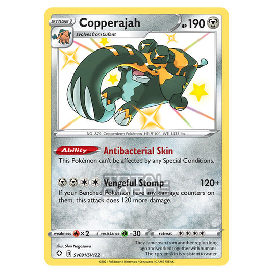 Pokemon - Sword & Shield - Shining Fates - Copperajah - SV091/SV122