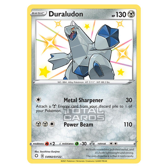 Pokemon - Sword & Shield - Shining Fates - Duraludon - SV092/SV122