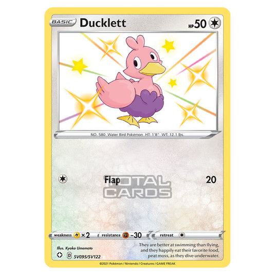 Pokemon - Sword & Shield - Shining Fates - Ducklett - SV095/SV122