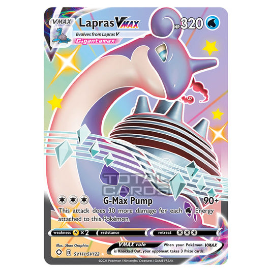 Pokemon - Sword & Shield - Shining Fates - Lapras VMAX - SV111/SV122