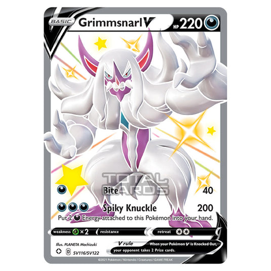 Pokemon - Sword & Shield - Shining Fates - Grimmsnarl V - SV116/SV122