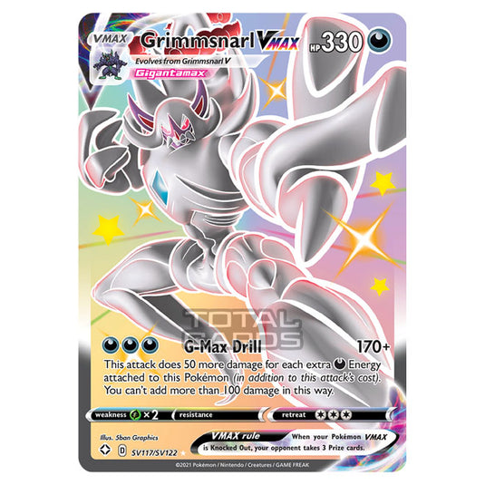 Pokemon - Sword & Shield - Shining Fates - Grimmsnarl VMAX - SV117/SV122