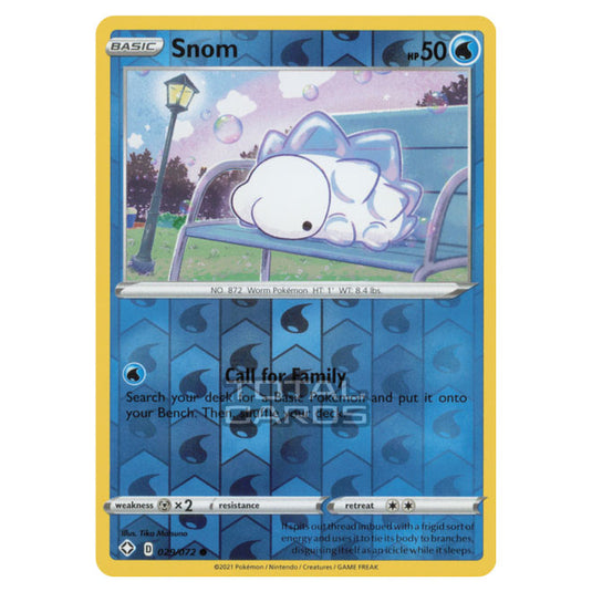 Pokemon - Sword & Shield - Shining Fates - Snom - 029/72 - (Reverse Holo)