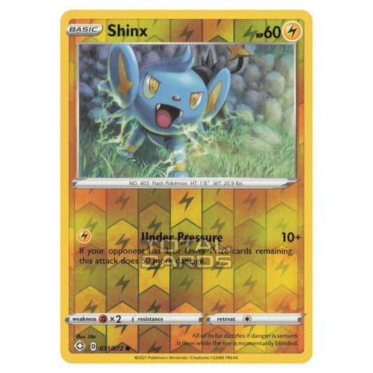 Pokemon - Sword & Shield - Shining Fates - Shinx - 031/72 - (Reverse Holo)