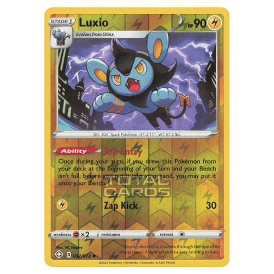 Pokemon - Sword & Shield - Shining Fates - Luxio - 032/72 - (Reverse Holo)