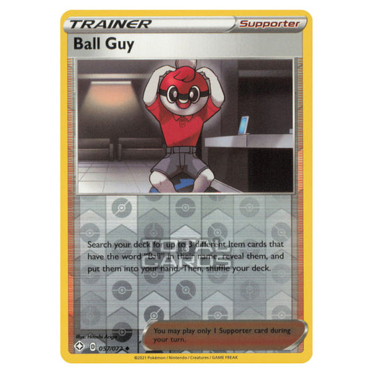 ball guy pokemon card Apropos of nothing, I'm a huge fan of Guy, that random mascot that would give you free pokballs in Sword and Shield I just scored this insane shirt from Japan shuffle your deck Pokemon - Sword & Shield