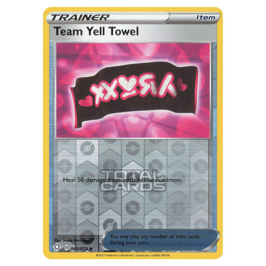 Pokemon - Sword & Shield - Shining Fates - Team Yell Towel - 063/72 - (Reverse Holo)