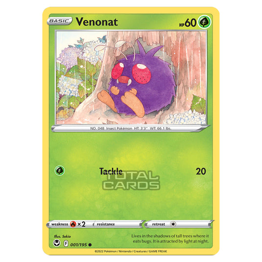 Pokemon - Sword & Shield - Silver Tempest - Venonat - 1/195