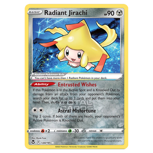 Pokemon - Sword & Shield - Silver Tempest - Radiant Jirachi - 120/195