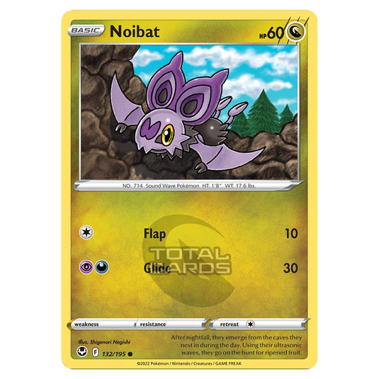 Pokemon - Sword & Shield - Silver Tempest - Noibat - 132/195