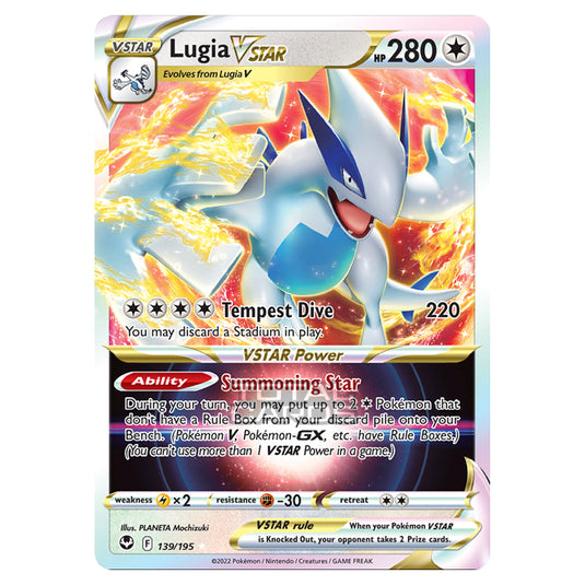 Pokemon - Sword & Shield - Silver Tempest - Lugia VSTAR - 139/195