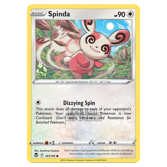 Pokemon - Sword & Shield - Silver Tempest - Spinda - 141/195