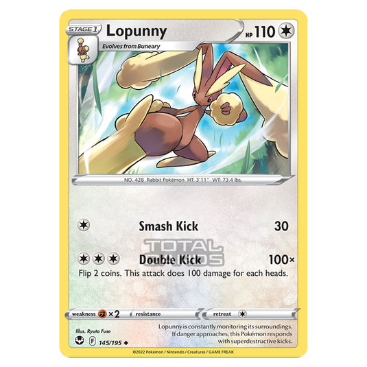 Pokemon - Sword & Shield - Silver Tempest - Lopunny - 145/195