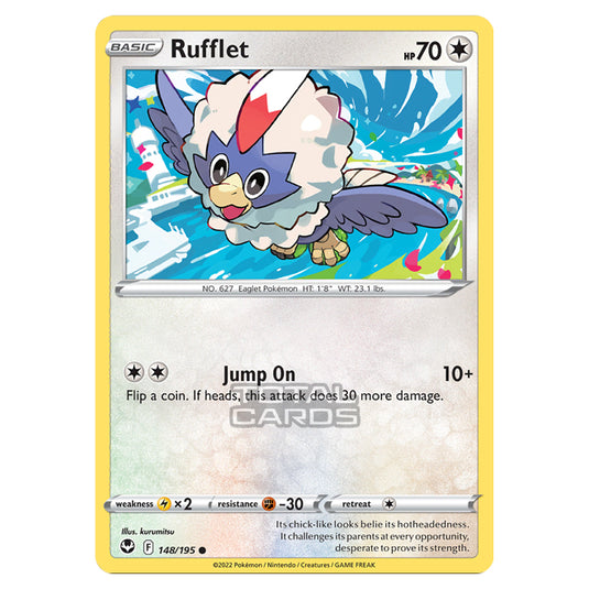 Pokemon - Sword & Shield - Silver Tempest - Rufflet - 148/195