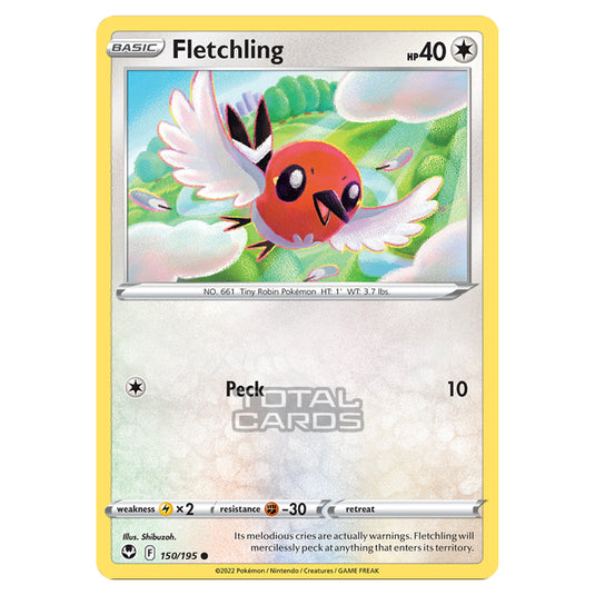 Pokemon - Sword & Shield - Silver Tempest - Fletchling - 150/195