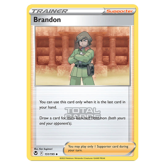 Pokemon - Sword & Shield - Silver Tempest - Brandon - 151/195