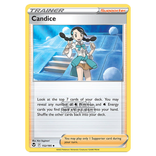 Pokemon - Sword & Shield - Silver Tempest - Candice - 152/195