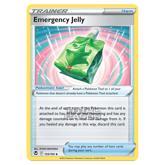 Pokemon - Sword & Shield - Silver Tempest - Emergency Jelly - 155/195