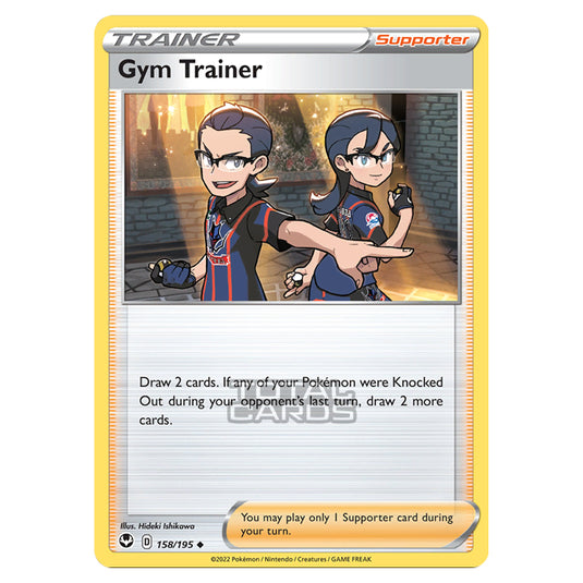 Pokemon - Sword & Shield - Silver Tempest - Gym Trainer - 158/195