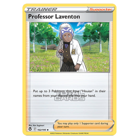 Pokemon - Sword & Shield - Silver Tempest - Professor Laventon - 162/195