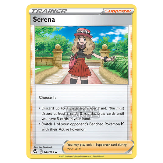 Pokemon - Sword & Shield - Silver Tempest - Serena - 164/195