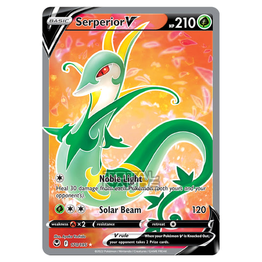 Pokemon - Sword & Shield - Silver Tempest - Serperior V - 170/195