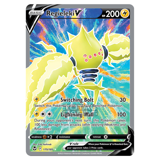 regieleki v pokemon card Regieleki V 57/195