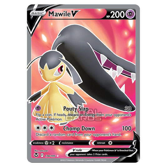 Pokemon - Sword & Shield - Silver Tempest - Mawile V - 178/195