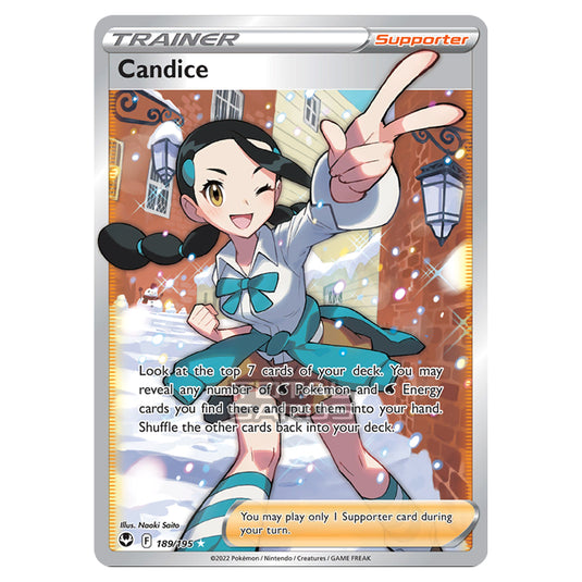 Pokemon - Sword & Shield - Silver Tempest - Candice - 189/195