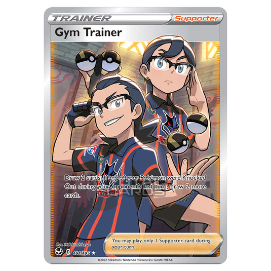 Pokemon - Sword & Shield - Silver Tempest - Gym Trainer - 191/195