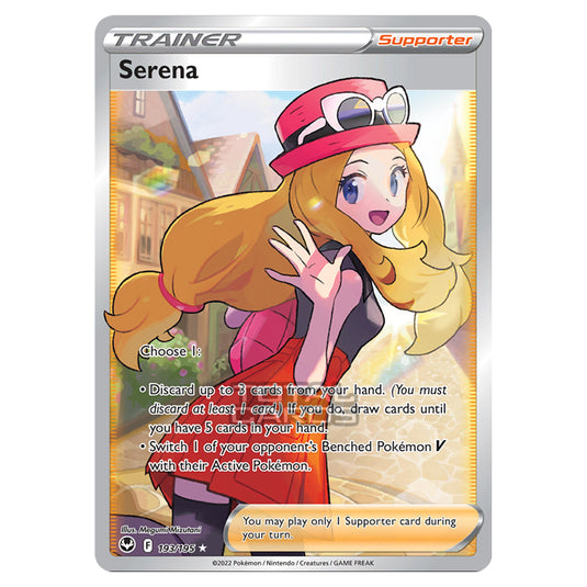 Pokemon - Sword & Shield - Silver Tempest - Serena - 193/195