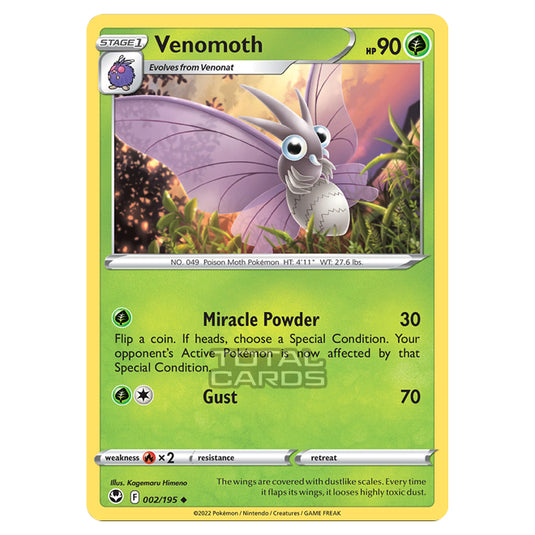 Pokemon - Sword & Shield - Silver Tempest - Venomoth - 2/195