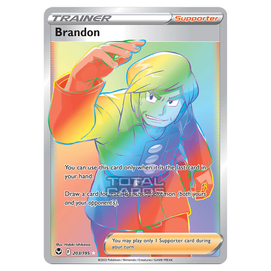 Pokemon - Sword & Shield - Silver Tempest - Brandon - 203/195
