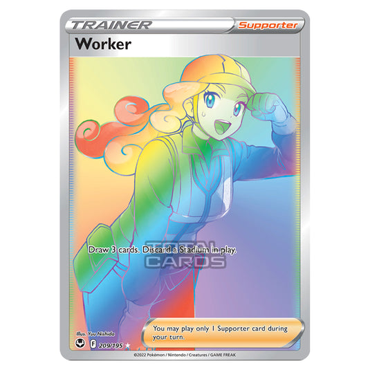 Pokemon - Sword & Shield - Silver Tempest - Worker - 209/195