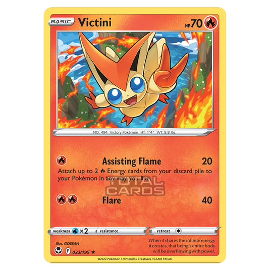 Pokemon - Sword & Shield - Silver Tempest - Victini - 23/195