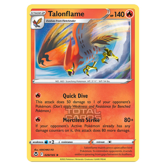 Pokemon - Sword & Shield - Silver Tempest - Talonflame - 29/195