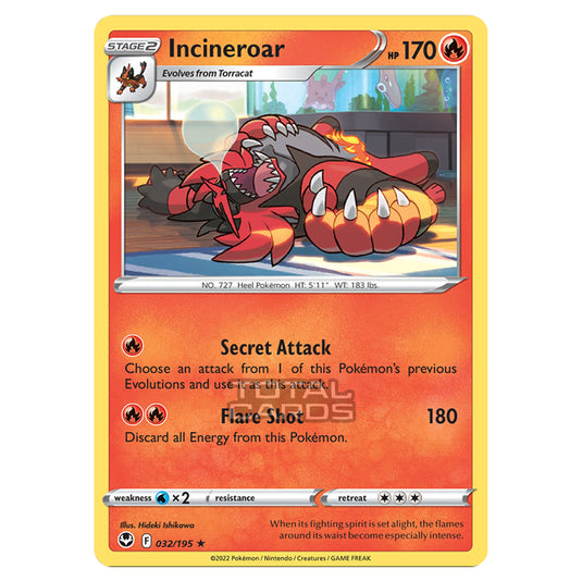 Pokemon - Sword & Shield - Silver Tempest - Incineroar - 32/195