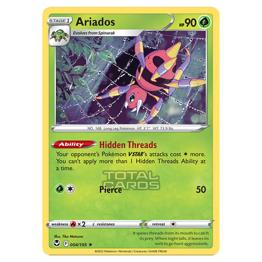 ariados pokemon card Pokemon - Sword & Shield - Silver Tempest - Ariados
