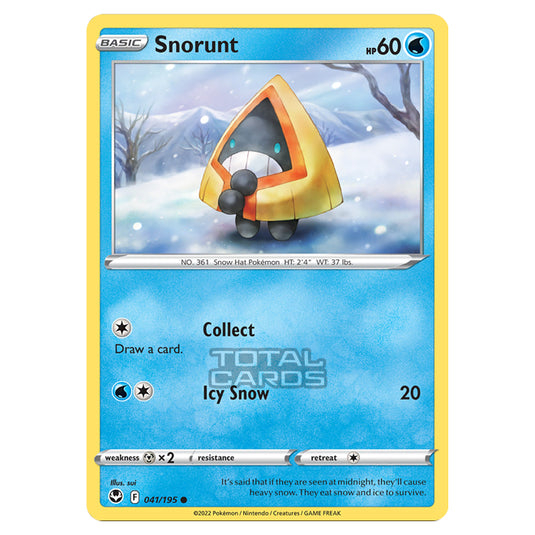 Pokemon - Sword & Shield - Silver Tempest - Snorunt - 41/195