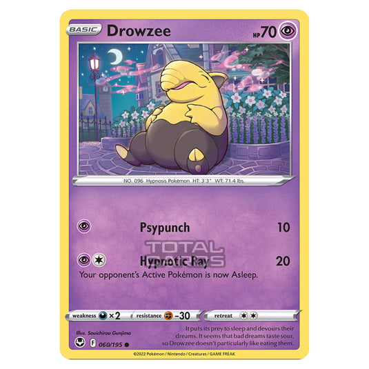 Pokemon - Sword & Shield - Silver Tempest - Drowzee - 60/195