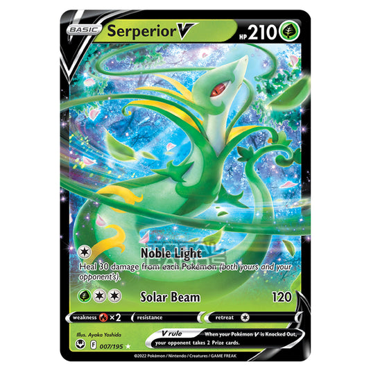 superior pokemon card Serperior V #TG13 EXTENDED ART Raycardza Grass / 270 / VSTAR Card Text 2025 Pokemon Blk En-black Bolt