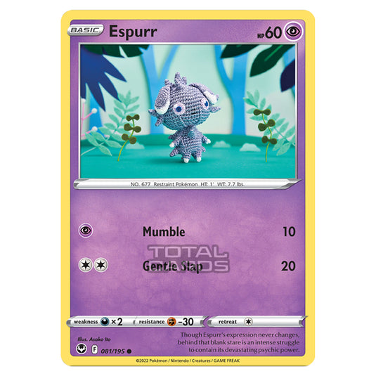 Pokemon - Sword & Shield - Silver Tempest - Espurr - 81/195